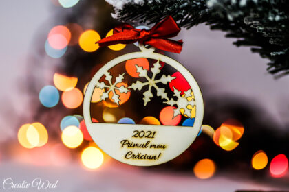 Glob lemn personalizat